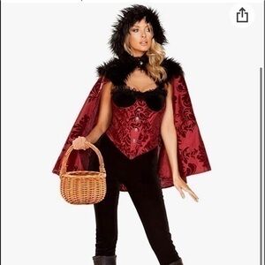 Roma Costume 4pc Little Dark Red Size Small